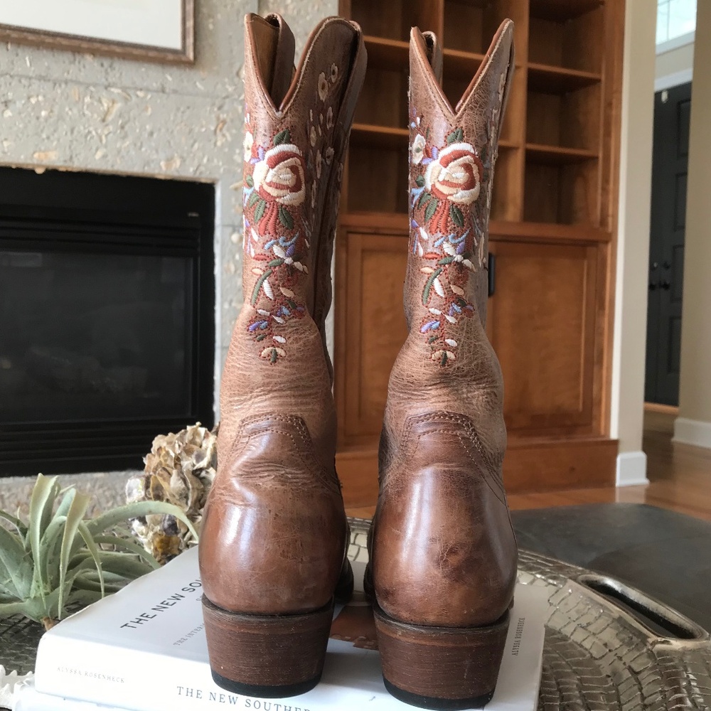 Shyanne Maisie Floral Embroidered Western Leather… - image 3